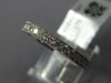 0.97CT DIAMOND 18KT WHITE GOLD ROUND ETERNITY FILIGREE MILGRAIN ANNIVERSARY RING
