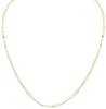 ESTATE 14KT YELLOW GOLD 3D CLASSIC 2.5MM OVAL LINK LOVE CHAIN NECKLACE