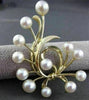 ESTATE LARGE 14KT YELLOW GOLD MIKIMOTO AAA SOUTH SEA PEARL BOW PIN BROOCH #23634
