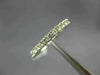 ESTATE .35CT DIAMOND 14KT WHITE GOLD SEMI ETERNITY COMFORT FIT ANNIVERSARY RING