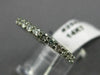 ESTATE 1.01CT DIAMOND 14KT WHITE GOLD SHARED PRONG ETERNITY WEDDING RING #25531