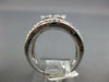 ESTATE WIDE 2.26CT DIAMOND 18KT WHITE GOLD 3D MARQUISE SHAPE ANNIVERSARY RING