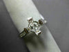 ESTATE .30CT DIAMOND 14KT WHITE GOLD 3D ROUND SEMI MOUNT ENGAGEMENT RING 19868