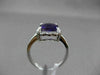 ANTIQUE 2.04CT DIAMOND & AAA AMETHYST 14KT WHITE GOLD EXTRA FACET FILIGREE RING