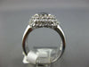 1.66CT DIAMOND & AAA SAPPHIRE 14KT WHITE GOLD EMERALD CUT & ROUND BEZEL FUN RING