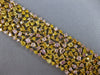 GIA EXTRA LARGE 29.1CT MULTI COLOR DIAMOND 18KT YELLOW GOLD 3D TENNIS BRACELET