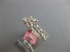ESTATE 1.44CT DIAMOND 18KT WHITE GOLD ROUND LUCIDA 3/4 ETERNITY ENGAGEMENT RING
