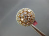 ESTATE LARGE 1.71CT WHITE & PINK DIAMOND 18K WHITE & ROSE GOLD ANNIVERSARY RING