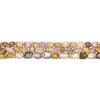 EXTRA LARGE 102.08CT DIAMOND & AAA MULTI COLOR SAPPHIRE 18K YELLOW GOLD BRACELET