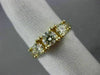 ESTATE 1.0CT DIAMOND 14KT YELLOW GOLD 3D CLASSIC ROUND 3 STONE ENGAGEMENT RING