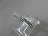 ESTATE .60CT DIAMOND 14KT WHITE GOLD ROUND STONE ETERNITY ENGAGEMENT RING #21626
