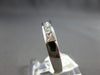 ESTATE .68CT DIAMOND 14KT WHITE GOLD PRINCESS CHANNEL WEDDING ANNIVERSARY RING