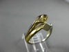 ESTATE 14KT WHITE & YELLOW GOLD 3D PEAR SHAPE SEMI MOUNT ENGAGEMENT RING #24600