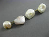 ANTIQUE LARGE PEARL 14K YELLOW GOLD 3D CLASSIC BAROQUE DOUBLE SIDED CUFFLINKS
