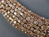 GIA EXTRA LARGE 55.46CT PINK DIAMOND 18K YELLOW GOLD 3D ETERNITY TENNIS NECKLACE