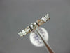 .36CT DIAMOND 14KT WHITE GOLD 3MM ROUND 7 STONE CHANNEL WEDDING ANNIVERSARY RING