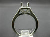 .63CT DIAMOND 14KT WHITE GOLD 3D SQUARE HALO SEMI MOUNT ENGAGEMENT RING #22374