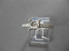 ESTATE LARGE 1.35CT DIAMOND 18KT WHITE GOLD 3D SEMI MOUNT INSERT RING #4770