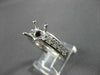 ESTATE .78CT DIAMOND 14KT WHITE GOLD 4 PRONG SEMI MOUNT ENGAGEMENT RING #2113