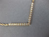 ESTATE .33CT DIAMOND 18KT ROSE GOLD 3D CLASSIC V SHAPE LOVE NECKLACE