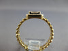 .22CT DIAMOND 14KT YELLOW GOLD ROUND & BAGUETTE SQUARE HALO LOVE KNOT FUN RING