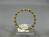 ESTATE .29CT DIAMOND 14KT YELLOW GOLD ETERNITY INFINITY WEDDING ANNIVERSARY RING
