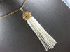 EXTRA LARGE & LONG .50CT DIAMOND & AAA SOUTH SEA PEARL 18KT ROSE GOLD NECKLACE