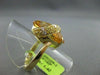 ESTATE 8.47CT CITRINE, YELLOW TOPAZ & DIAMOND 18KT YELLOW GOLD MARQUISE FUN RING