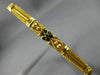 ANTIQUE AAA ENAMEL 22KT YELLOW GOLD 3D FILIGREE FLOWER BANGLE BRACELET #2058