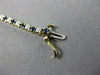 ESTATE 1.35CT DIAMOND & AAA SAPPHIRE 14K W&Y GOLD SQUARE TENNIS BRACELET 22378