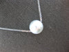 AAA SOUTH SEA PEARL 18KT WHITE GOLD 3D CLASSIC 10.5MM SOLITAIRE FLOATING PENDANT