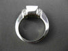 ESTATE WIDE .75CT DIAMOND 18KT WHITE GOLD INVISIBLE PRINCESS SQUARE RING #22114