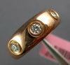 WIDE .83CT DIAMOND 18KT ROSE GOLD 3D ETOILE ROUND COMFORT FIT ANNIVERSARY RING