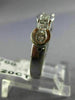 ESTATE 1.20CT DIAMOND 14KT WHITE GOLD 7 STONE SEMI BEZEL ANNIVERSARY RING #22471