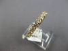 1.16CT DIAMOND 14KT YELLOW GOLD 3D SEMI ETERNITY LUCIDA WEDDING ANNIVERSARY RING