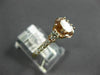 ESTATE 1.45CT DIAMOND & AAA MORGANITE 14KT ROSE GOLD 3D CLASSIC ENGAGEMENT RING