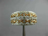 WIDE 1.0CT DIAMOND 14K WHITE & ROSE GOLD FILIGREE SEMI ETERNITY ANNIVERSARY RING