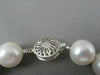 ESTATE 11mm - 12mm AAA WHITE SOUTH SEA PEARLS CLASSIC 14KT FILIGREE NECKLACE