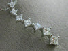 ESTATE .95CT PRINCESS CUT DIAMOND 14KT WHITE GOLD 7 STONE JOURNEY PENDANT #18529