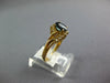 .82CT DIAMOND AAA SAPPHIRE 14KT YELLOW GOLD OVAL & ROUND FRIENDSHIP PROMISE RING
