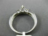 ESTATE .80CT ROUND & MARQUISE DIAMOND 14KT WHITE GOLD 3D CLASSIC ENGAGEMENT RING