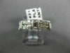 ANTIQUE WIDE 1.69CT DIAMOND PLATINUM 3D ETERNITY WEDDING ANNIVERSARY RING #21351