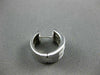 ESTATE WIDE 2.26CT PRINCESS DIAMOND 14KT WHITE GOLD 3D MULTI ROW HUGGIE EARRINGS