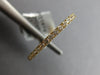 ESTATE .33CT DIAMOND 18KT YELLOW GOLD 2MM SEMI ETERNITY WEDDING ANNIVERSARY RING