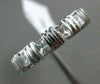 ESTATE .65CT DIAMOND 14KT WHITE GOLD 3D CLASSIC 6 STONE ANNIVERSARY RING #1177