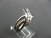 ESTATE WIDE .62CT DIAMOND 14KT WHITE GOLD 5 STONE JOURNEY LOVE RING #17788