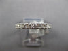 .87CT DIAMOND 18KT WHITE GOLD 3D 3MM COMFORT FIT 3/4TH ETERNITY ANNIVERSARY RING