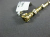 ESTATE 1.10CT DIAMOND 14KT WHITE & YELLOW GOLD 3D ETOILE BAMBOO BRACELET #22385