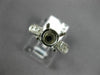 ESTATE 1.28CT DIAMOND 14KT WHITE GOLD 7 STONE SEMI MOUNT ENGAGEMENT RING #16313