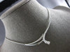 LARGE 1.0CT DIAMOND 14KT WHITE GOLD JOURNEY GRADUATING JOURNEY V SHAPE NECKLACE